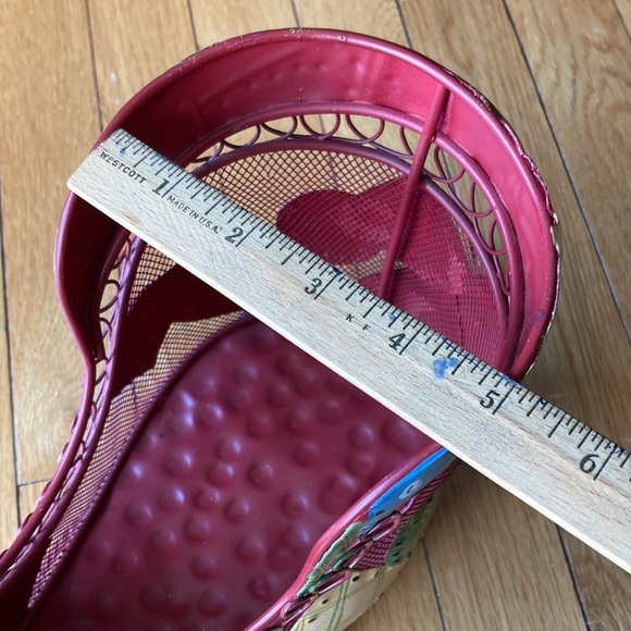 Metal Patchwork Sleigh Centerpiece - Picture 10 of 10